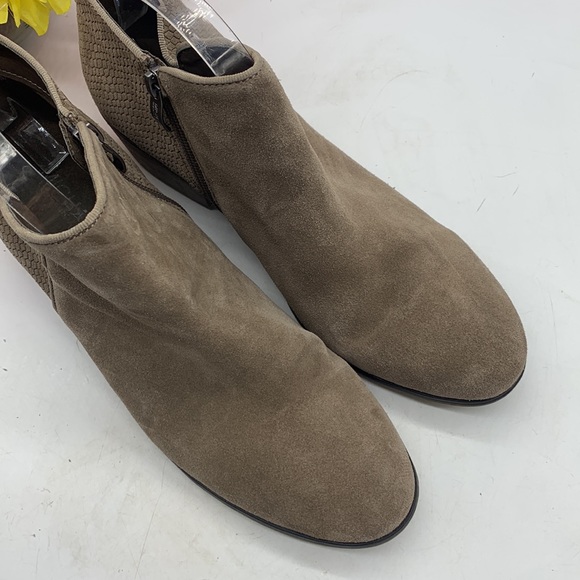 Michael Michael Kors Tan Suede Ankle Boots Size 11 MCA4701J - Picture 2 of 12